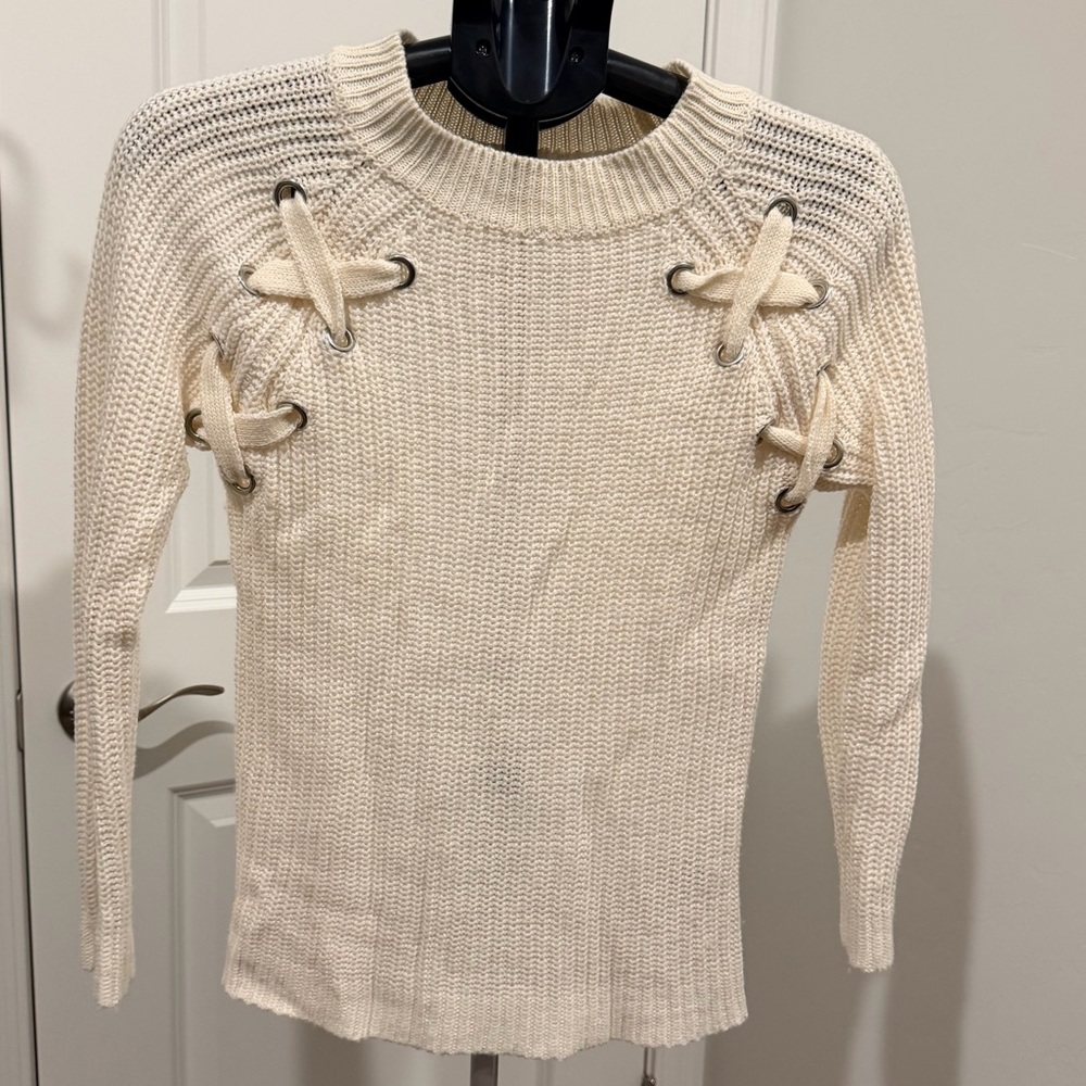 Cream Knit Sweater
